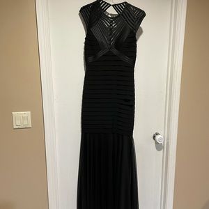 Betsy and Adam size 10 black gown - new with tags